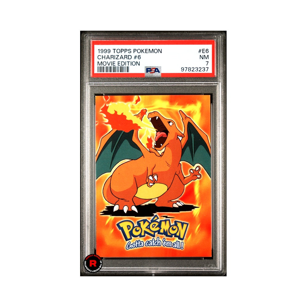 Charizard Topp #E6 PSA7 Near Mint - Pokemon Movie Edition - Eng