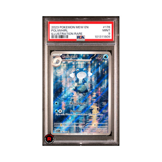 Poliwhirl #176 PSA9 Mint - Pokemon Mew 151 SV2a - JP