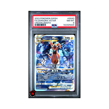 Zaraora Vstar #GG43 PSA8 Near mint / Mint - Pokemon Crown Zenith - eng