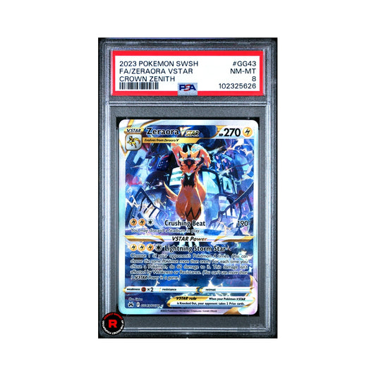 Zaraora Vstar #GG43 PSA8 Near mint / Mint - Pokemon Crown Zenith - eng