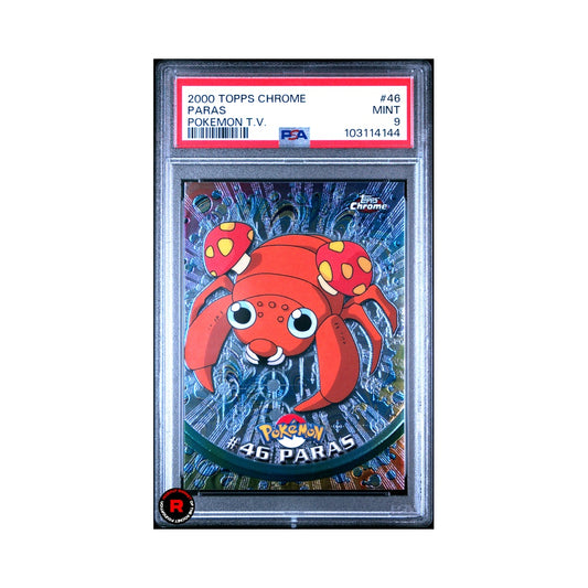 Pokemon Topps Chrome #46 PSA9 - Pokemon T.V Topps. - Eng