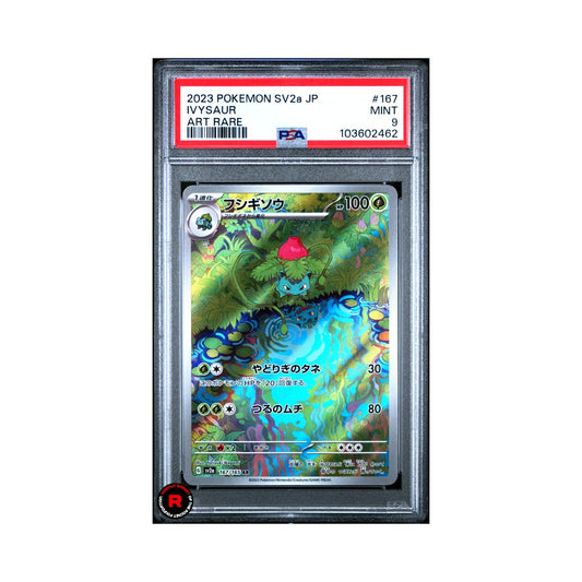 Ivysaur #167 PSA Graded Mint - Pokemon 151 SV2a - JP