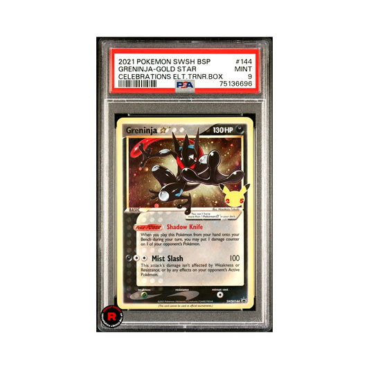 Greninja Gold Star #SWSH144 PSA Graded - Pokemon Celebrations - Eng