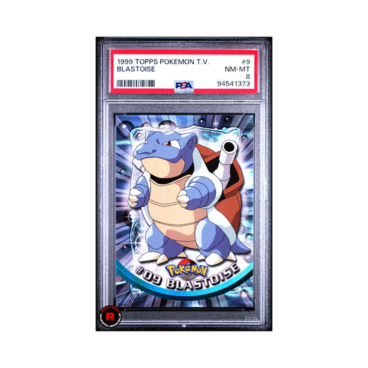 Blastoise Topps #9 PSA Graded - Pokemon T.V. United Kingdom Topps - EN