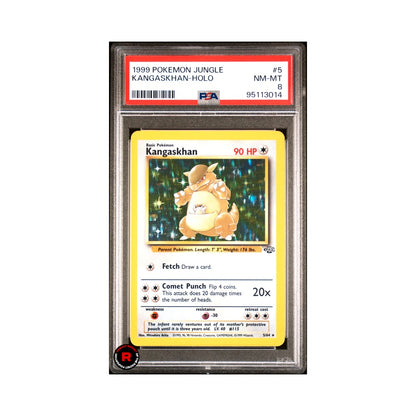 Kangaskhan Holo #5 PSA8 Near Mint / Mint - Pokemon Jungle - EN