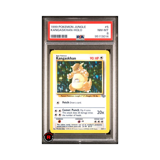 Kangaskhan Holo #5 PSA8 Near Mint / Mint - Pokemon Jungle - EN