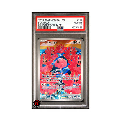 Flamigo #227 PSA8 Near Mint / Mint - Pokemon Paldea Evolved - Eng