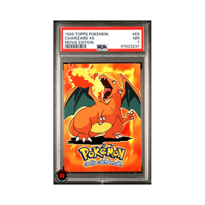 Charizard Topp #E6 PSA7 Near Mint - Pokemon Movie Edition - Eng