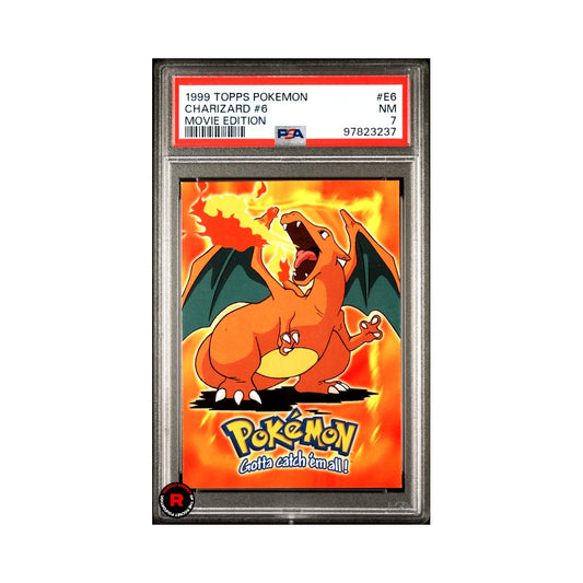 Charizard Topp #E6 PSA7 Near Mint - Pokemon Movie Edition - Eng