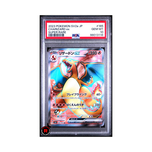 Charizard Ex #185 PSA10 Mint - Pokemon Mew 151 - Jap